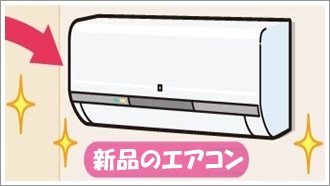 新品エアコン工事